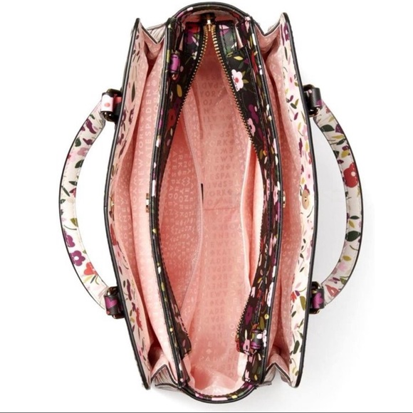 Kate Spade ♠️ Reese Laureal Way Floral Satchel - Picture 8 of 8